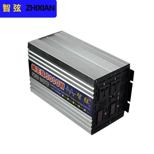 Pure Sine Wave Inverter 5000W 6000W 8000W 12v 24v to 220v Home Car Converter Power Station for Outdoor Energy Storage Pro