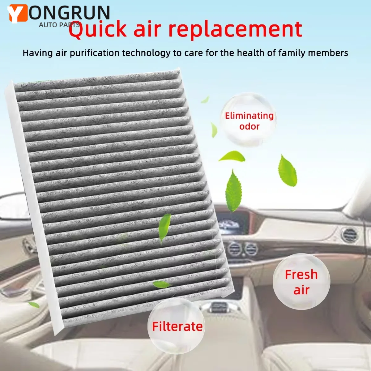 Geeignet für Lexus/Toyota Klimaanlage Filter 72880-Fl00a 72880-Fl00a Cf12157 Xc10622 Caf1950m 87139-0r030 Caf1950p