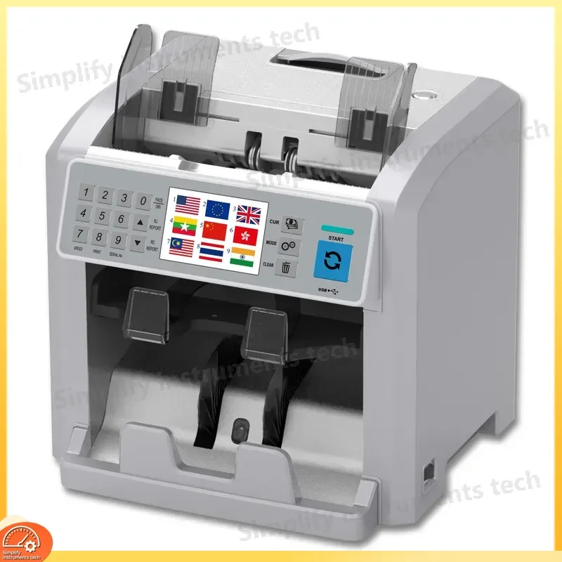 Professional Dollar Counter Multi Currency Bill Counter with Sorting Function HL8PLUS Cash Counting for US