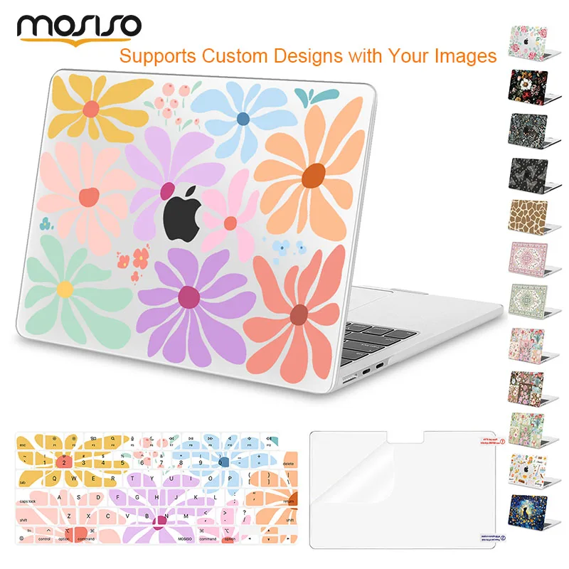 Laptop Case for MacBook Air Pro 11 12 13 13.3 14 15 16 inch M4 M3 M2 M1 A3240 A3113 A2681 A3112 A2442 A2337 A3241 Hard Cover