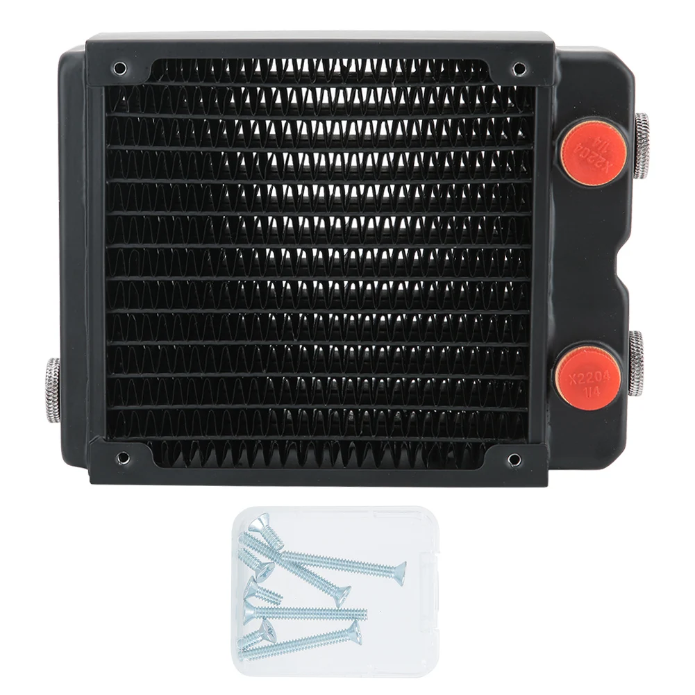 

2-Layer Water Cooling Radiator CPU Cooler Heat-Dissipating Copper Stable Performance PC Heat Sink 120mm for Computer Accessory