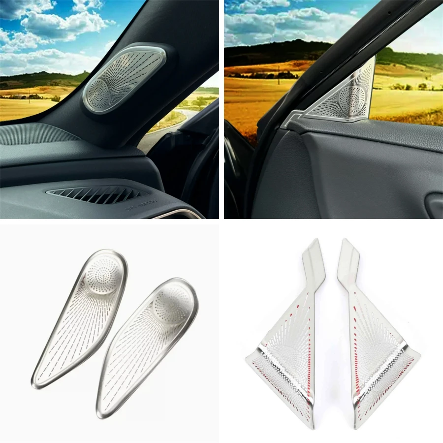 

LHD Interior Accessories Car Pillar A Stereo Speaker Audio Loudspeaker Cover For Toyota Crown Crossover Sport Cross 2023 2024