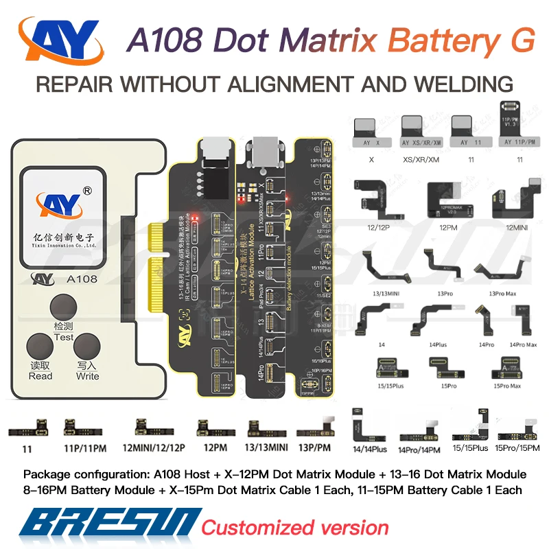 AY A108 Dot Matrix Repair Cable: تقييم ونصائح لاستخدامه في إصلاح أجهزة iPhone