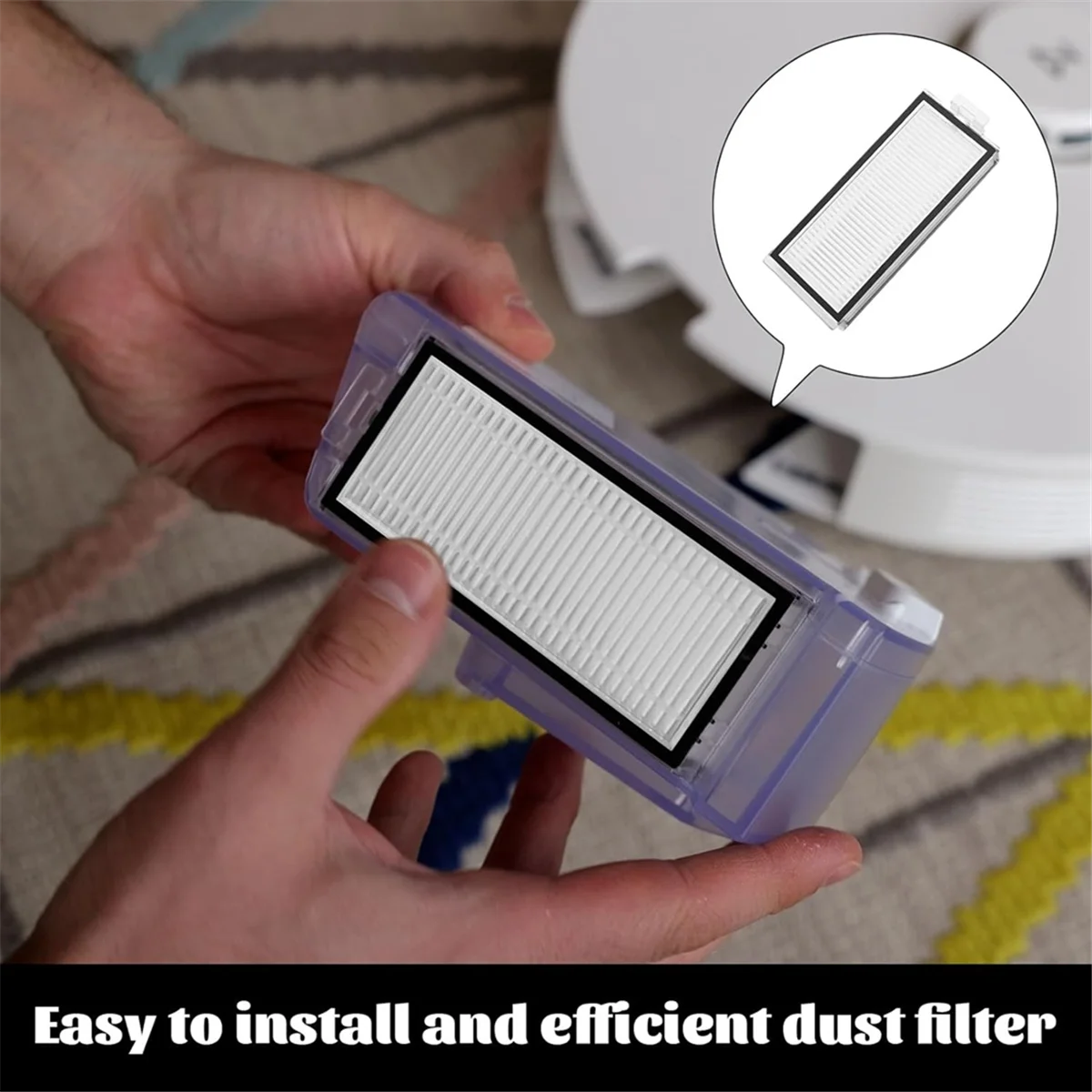 

Hepa Filters for Max/ Max+ / / +/ T8 / Q8 Max/ Q8 Max+/ Q5 Pro/ Q5 Pro+ Robot Vacuum Cleaner