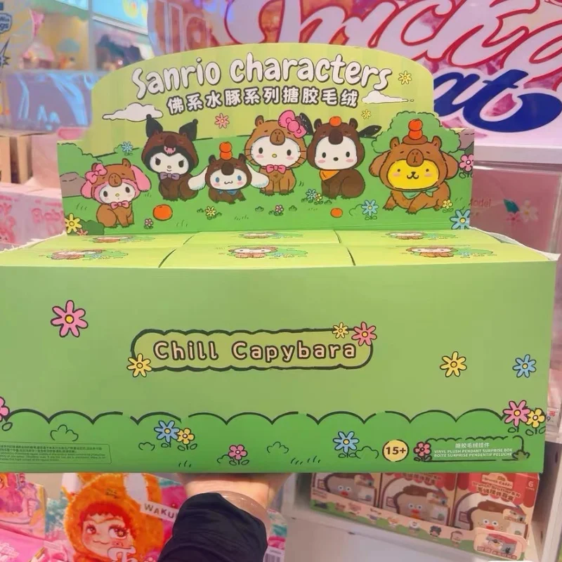 

Оригинальные новые персонажи Sanrio, серия Будды, серия «Дельфин», виниловая глухая коробка, милая загадочная коробка, подарки на день рождения для подруги