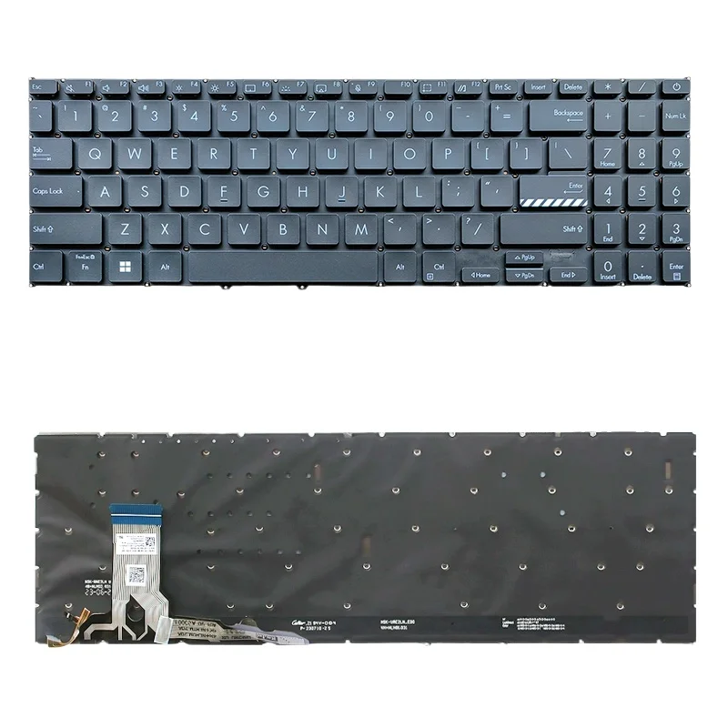 Laptop Keyboard For ASUS Vivobook 16X K3605ZV/VC 15X K3504 M3504 S3504 E1504F With backlit US клавиатура  keyboard  keyboards