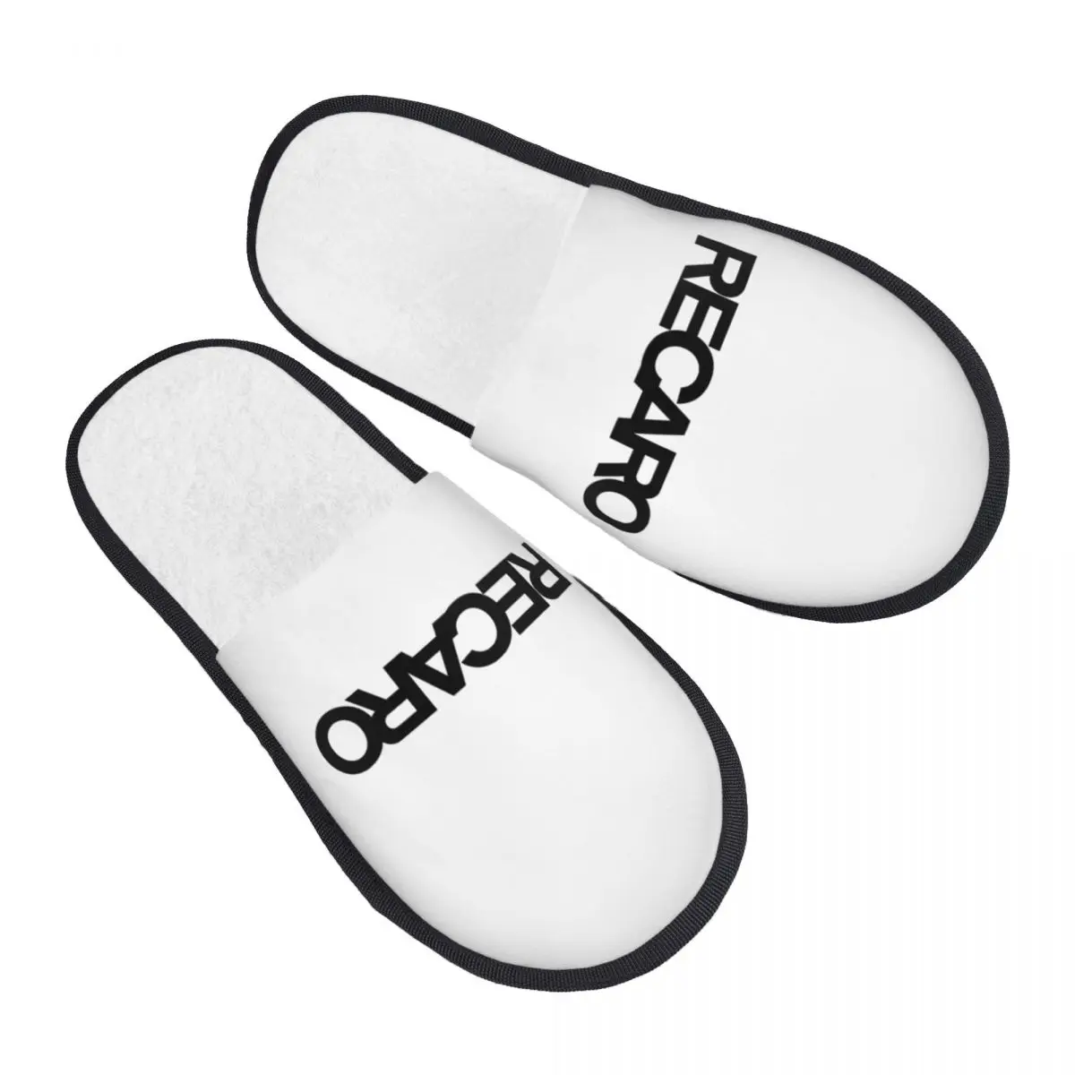 

Custom Recaros Logo House Slippers Women Soft Memory Foam Slip On Hotel Slipper Shoes