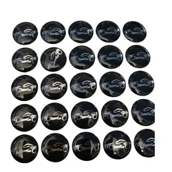 11mm KEYDIY DIY Resin Epoxy Round Sticker Badge Label Emblem Symbol For B-W Op-l Remote Case Cover Key Shell Fob