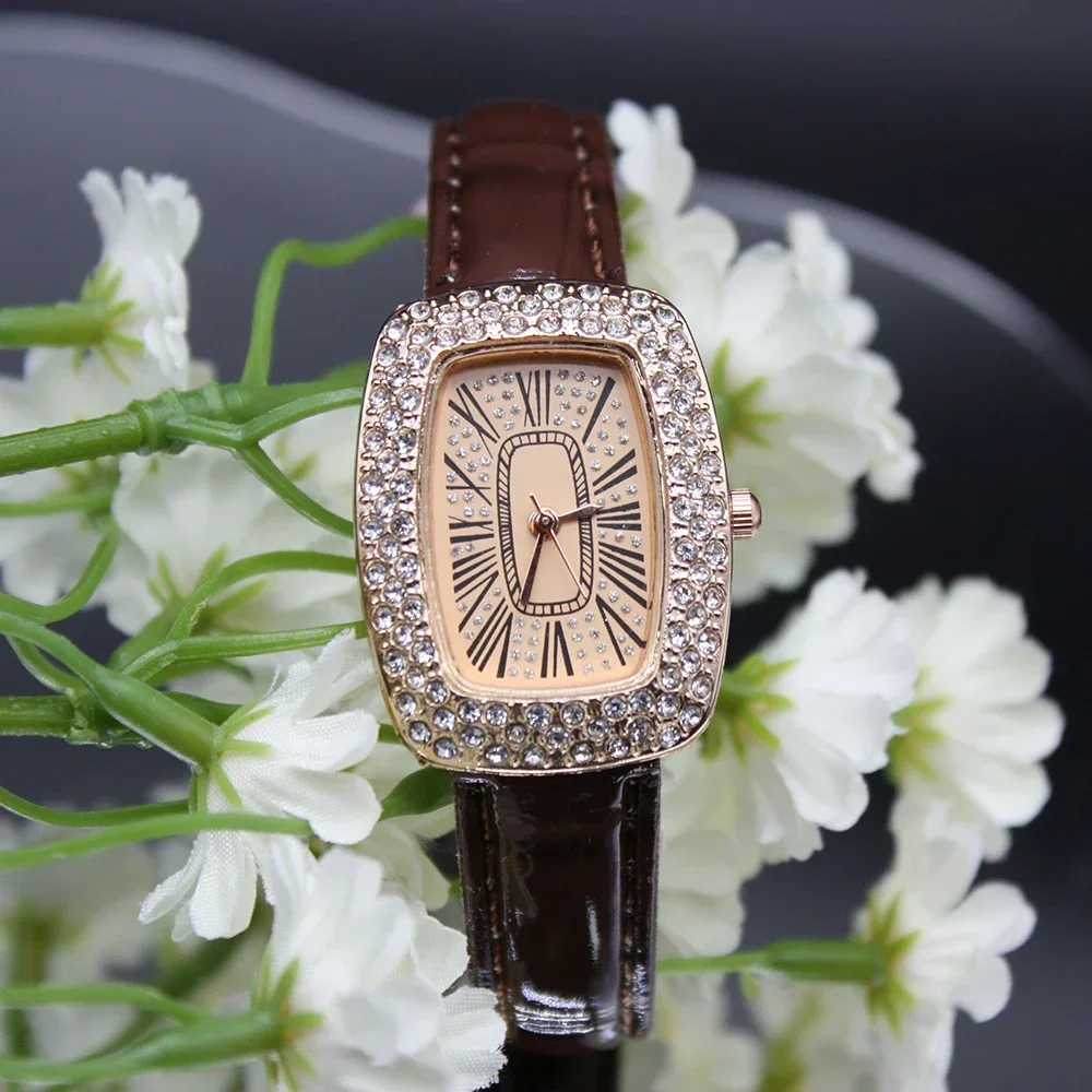 ชุดกระเป๋าสตางค์นาฬิกาข้อมือผู้หญิงพับได้2ชิ้นสำหรับกระเป๋าเงินของผู้หญิงแฟชั่นย้อนยุคสุดหรูของผู้หญิงของขวัญในแบบของคุณ