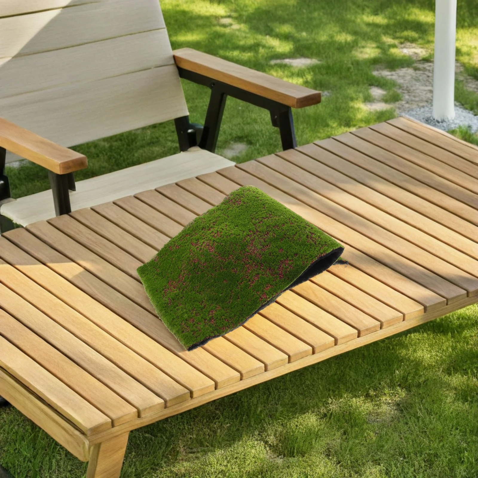 30 سنتيمتر x 1 متر الاصطناعي ماس حصيرة واقعية فو العشب العشب DIY بها بنفسك مرابي ديكور داخلي المشاريع الحرفية محاكاة النباتات الخضراء #4