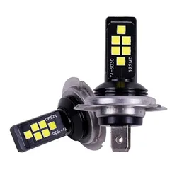 1PC H11 H8 H7 9005 9006 H1 H4 H3 LED Bulbs for Fog Lights 3030 18SMD White 12V led Fog Lamp