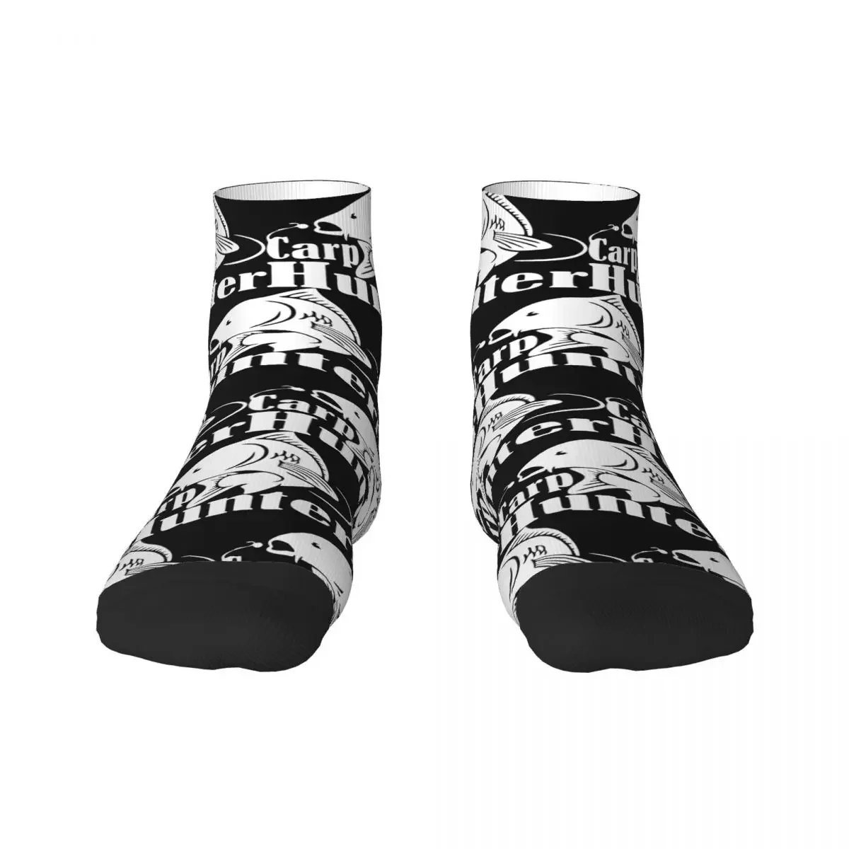 Fishing Fish Fisherman Carp Hunter Mens Crew Socks Unisex Fashion Spring Summer Autumn Winter Dress 