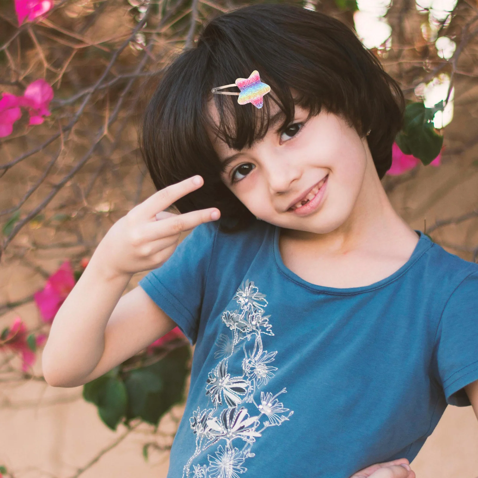 

Детские заколки для волос с градиентом и блестками, бабочка, сердце, корона, сверкающие заколки для девочек, вечерние, праздничные, праздничные