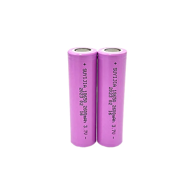 1-10 pieces 18650 2600mAh 3.7V Rechargeable Lithium Battery for Flashlight Toy Headlight Walkie Talkie Replacement Battery