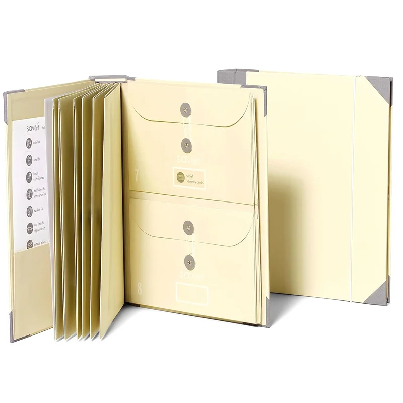 In Case I Go Missing Binder Manila Pocket File Organ Storage Folder