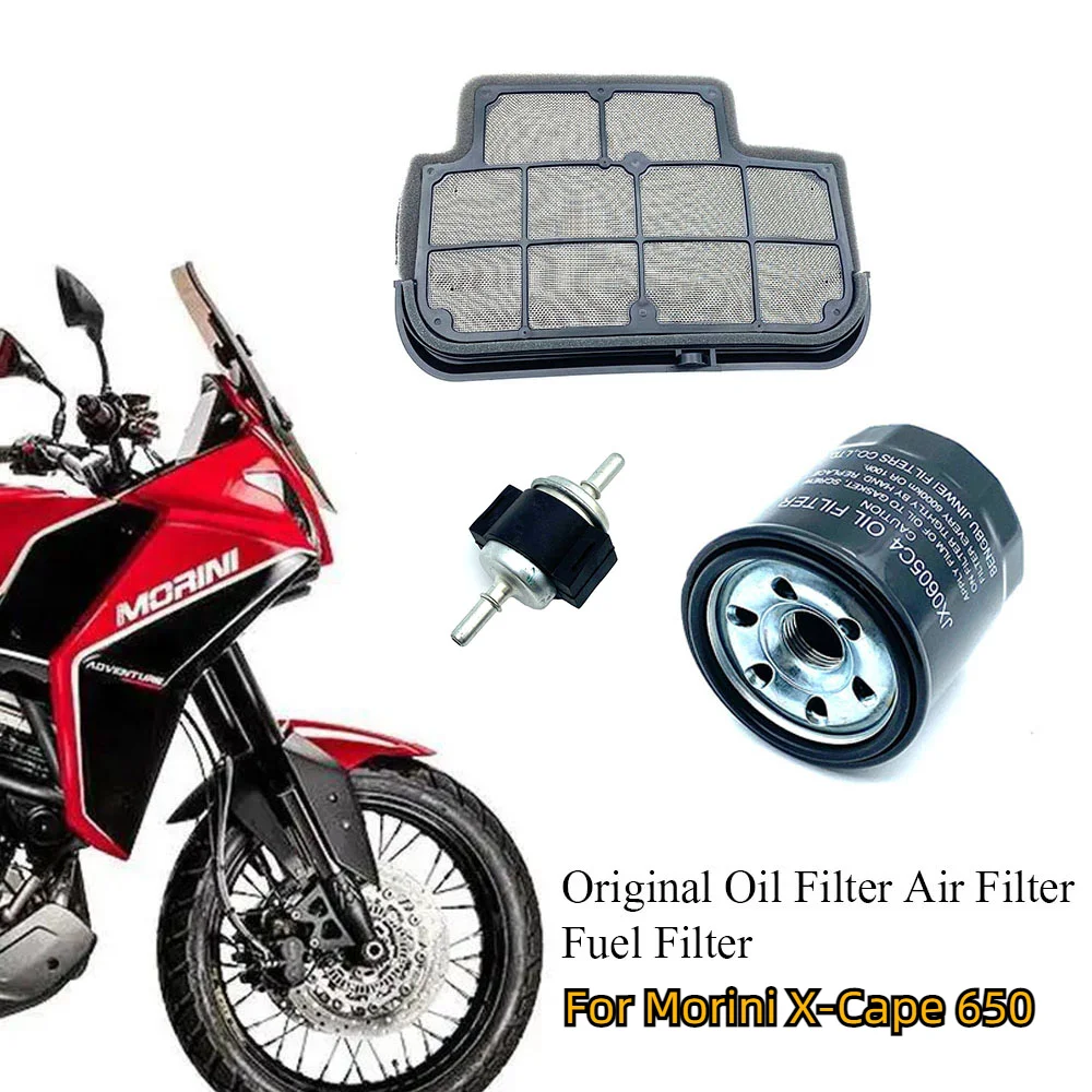 

Motorcycle Fit Morini X Cape 650 Original Oil Filter Air Filter Fuel Filter For Morini X-Cape 650 XCape 650