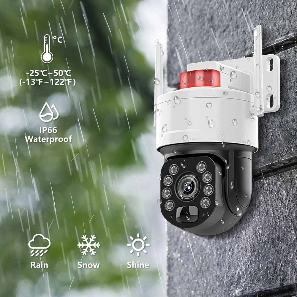 WiFi 5MPソーラー監視ネットワーク、30倍ズームで2k - Power Tools Zoom のレビューと価格