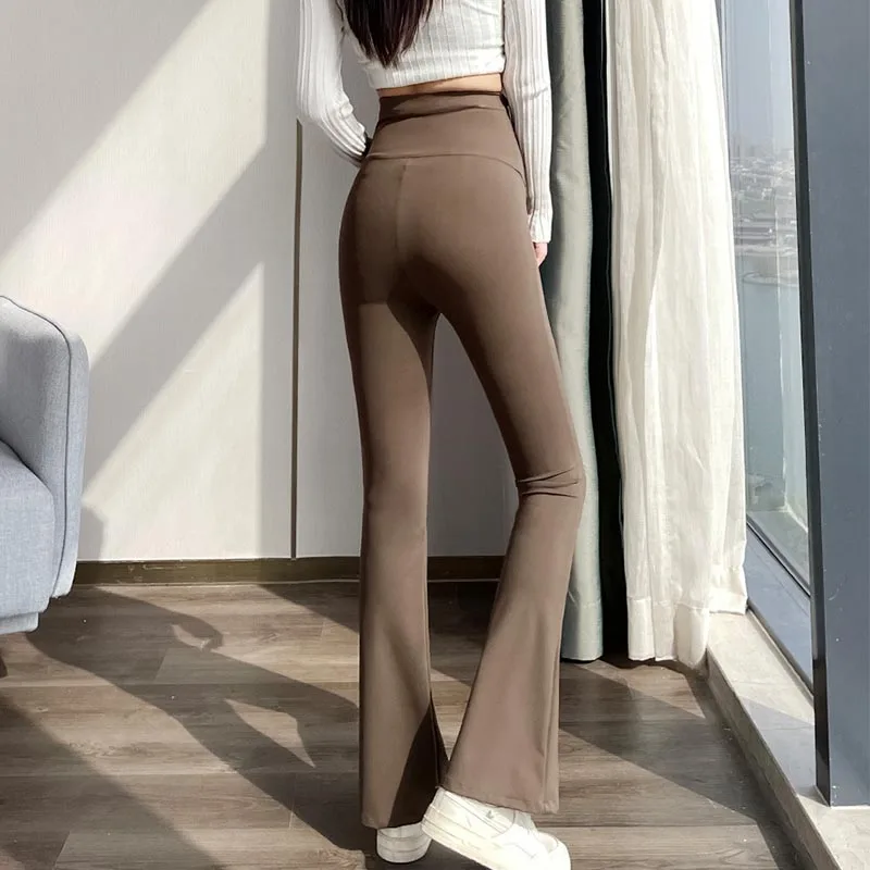 Maternity Pants Pregnant Women Yoga Flared Pants Summer Thin Wear Casual Thin Shark Pants Spring and Summer New Maternity Pants