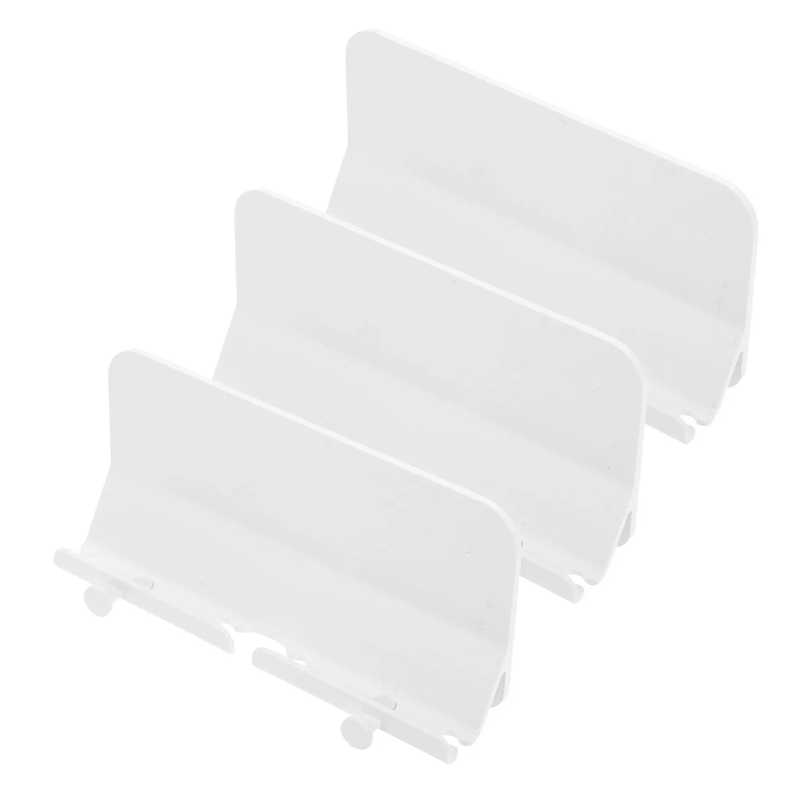 Suporte organizador de parede para telemóvel – 3 peças – Suporte universal em ABS para carregamento de smartphones, tablets e para organização doméstica.