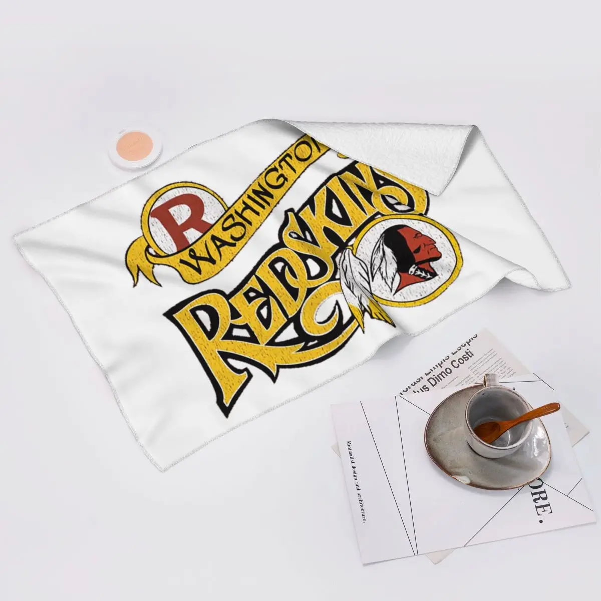 Toalha de rosto macia Washington Redskins vintage personalizada, secagem rápida, banho de piscina, toalhas de algodão absorventes rápidas