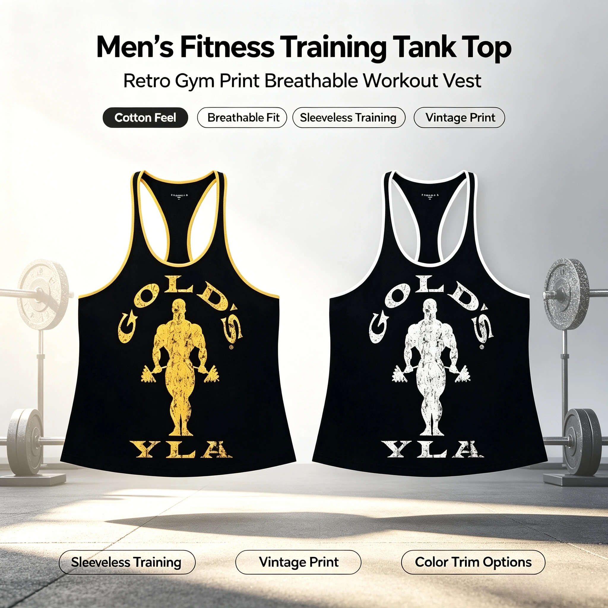 Nouveau Gilet de Sport Explorer pour Homme 2026, Haut sans Manches Imprimé Respirant à Séchage Rapide pour la Course en Plein Air et l'Entraînement Physique