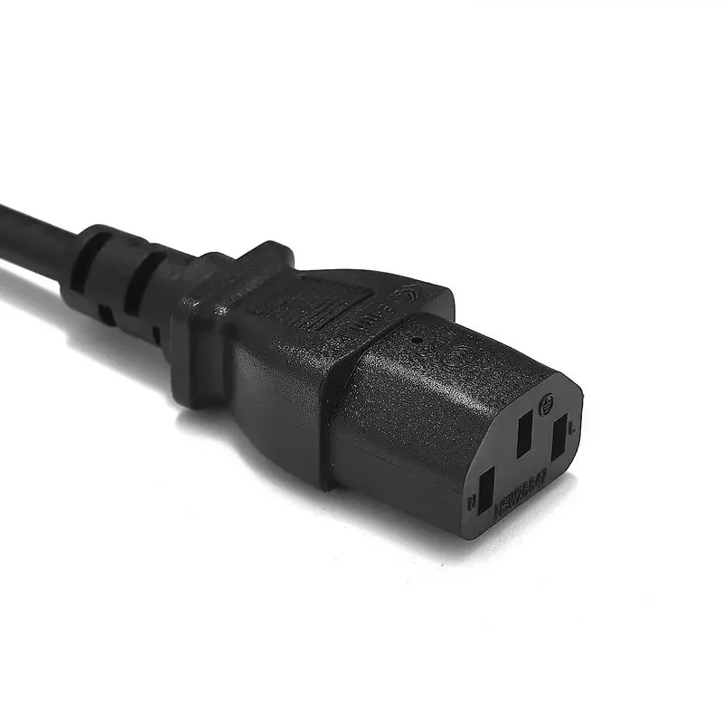 Imagem -03 - Speaker Cabo de Extensão de Energia C13 5m 3x0.75 Mm2 Prong Suíço Plug Iec Cabo de Alimentação para pc Computador Monitor de tv Samsung 50 Pcs