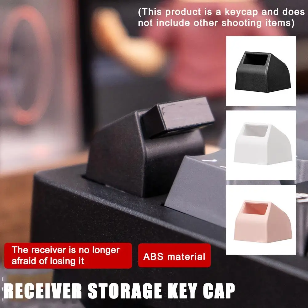2.4G Receiver Storage Keycap Mouse Keyboard 2.4G Wireless Signal Receiver Warehouse Keycaps For R4 Height Mechanical Keyboa V4S9