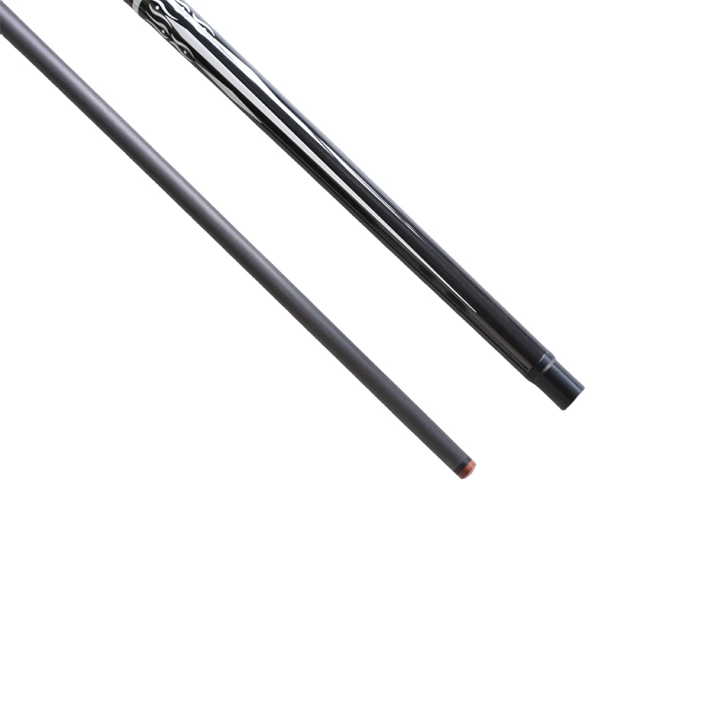 Senior Cue de Bilhar 2 Seções, Proteção 100% Carbono, Jogos de Tip Pool Cue 12.9mm, 1,2 Play, 147cm, 58 inch, 19oz