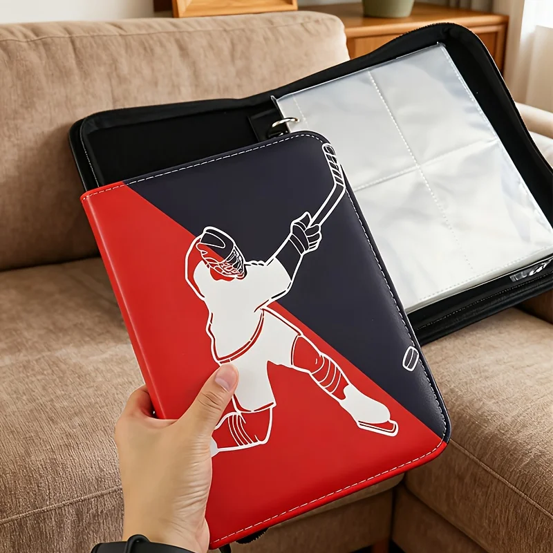 

Альбом для хранения коллекционных карточек — держатель для карточек с изображениями спортсменов (хоккей, бейсбол, футбол)