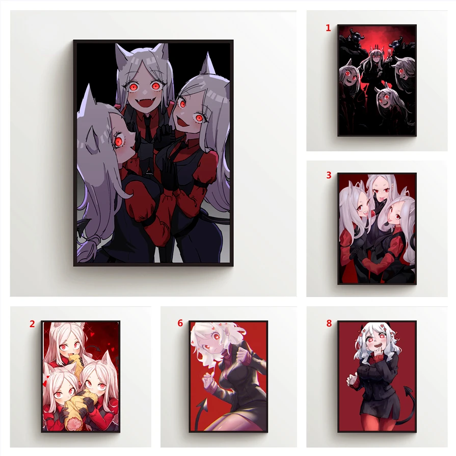 Full Square Diamond Painting Hell Hunter Cerberus Modes Anime 5D DIY Diamond Embroidery Diamond Mosaic Home Decor Cross Stitch