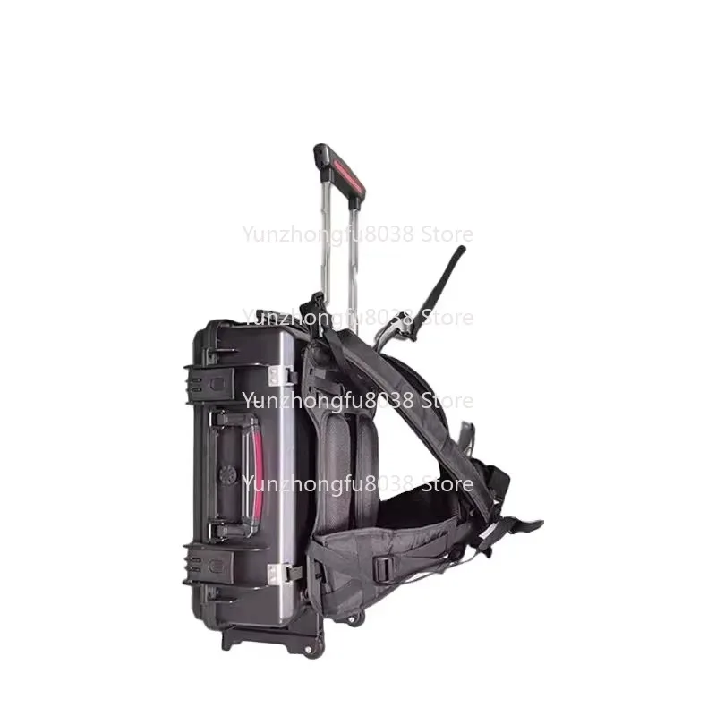 DPC114 Color Plastic Wheel Case with Backpack Shoulder Bag