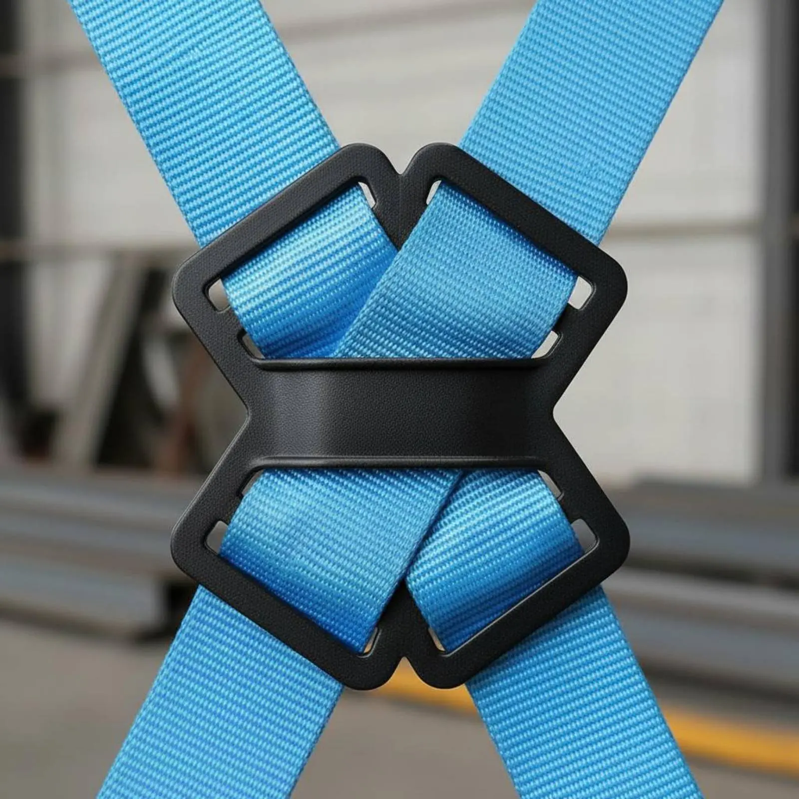 Five Point Harness Wear Resistant Full Body Harness Hook Included Padded Straps for Installers, Air Conditioner Installation