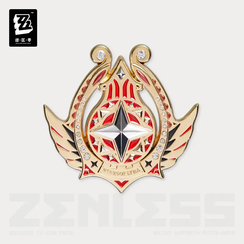 [Genuine] miHoYo Game Zenless Zone Zero Camp Series Metal Badge The Third Bullet Cartoon Brooch Anime Ornament Cosplay Xmas Gift - Image 3