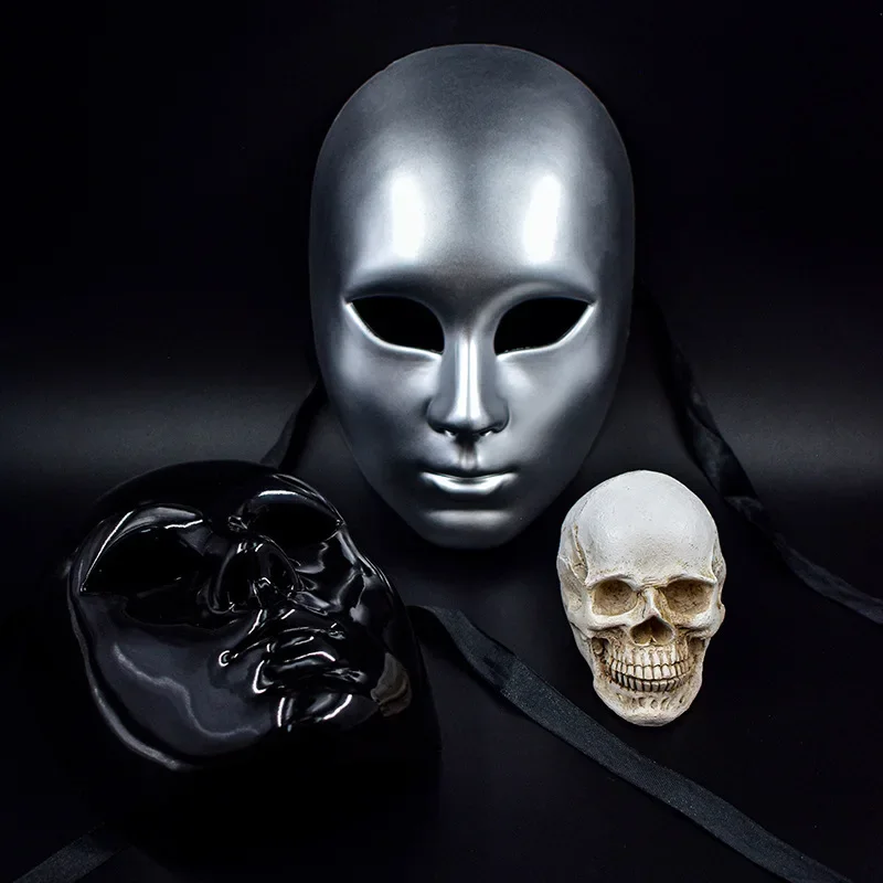 

Маска для человеческого лица на Хэллоуин, маска ужасов, карнавальная танцевальная вечеринка, анфас, платье, реквизит для косплея, аксессуары, шариковые маски, тушь для ресниц