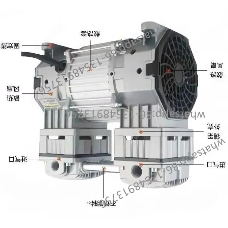 

1200W/1500W Portable Dental Woodworking Household Air Compressor Repair Low Noise