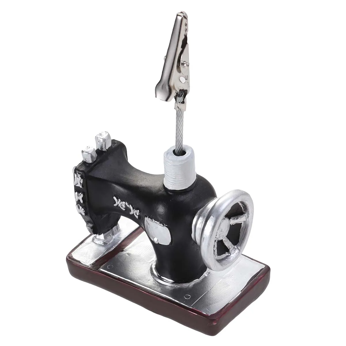 

1pc Retro Resin Clamp Table Decoration Clip Holder Photo Display Note Clamp Small Space Memo Folder Office Home Use Durability