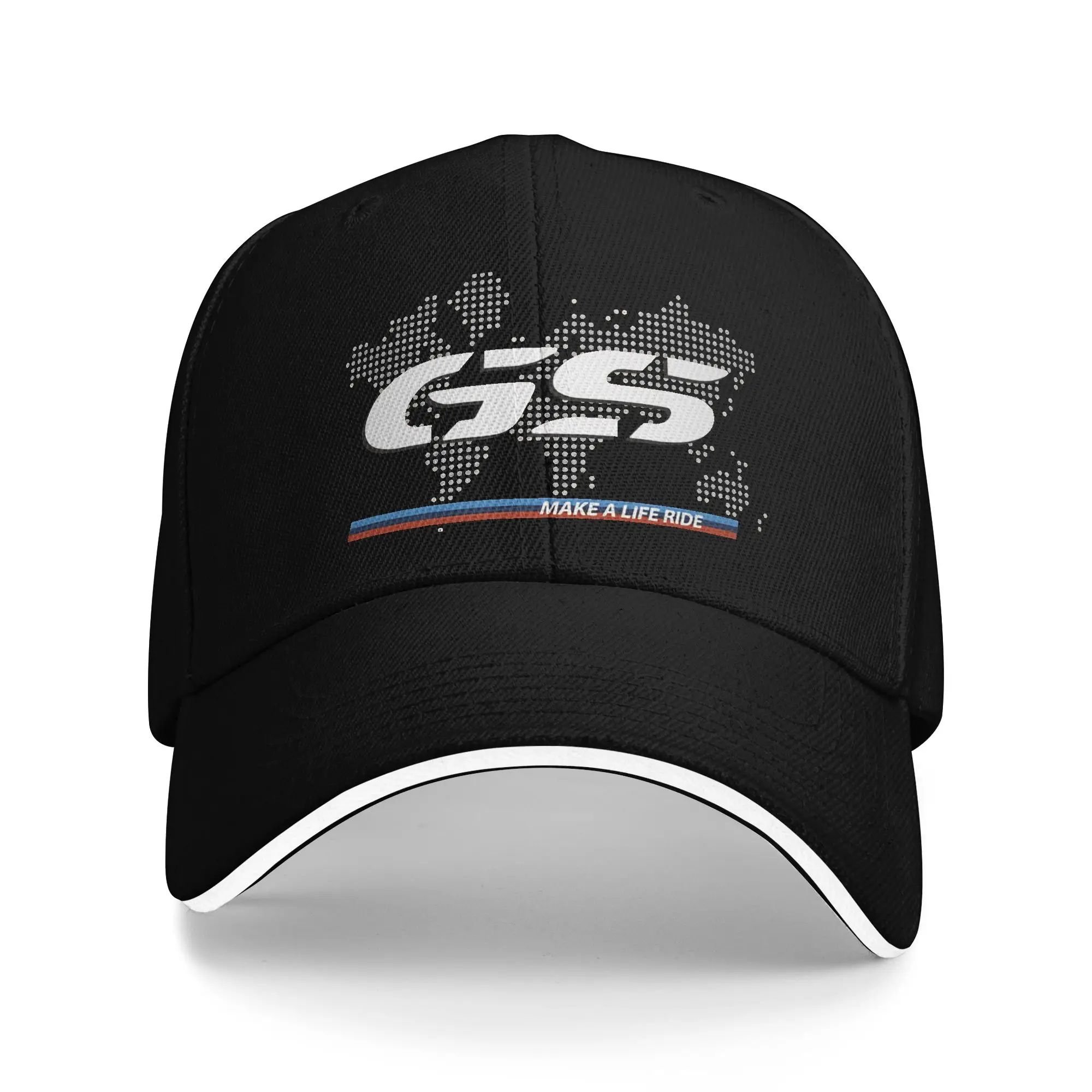 Make a Life Ride Baseball Cap GS MAP Women Men Print Trucker Hat Summer Stylish Kpop Rock Adjustable Baseball Caps