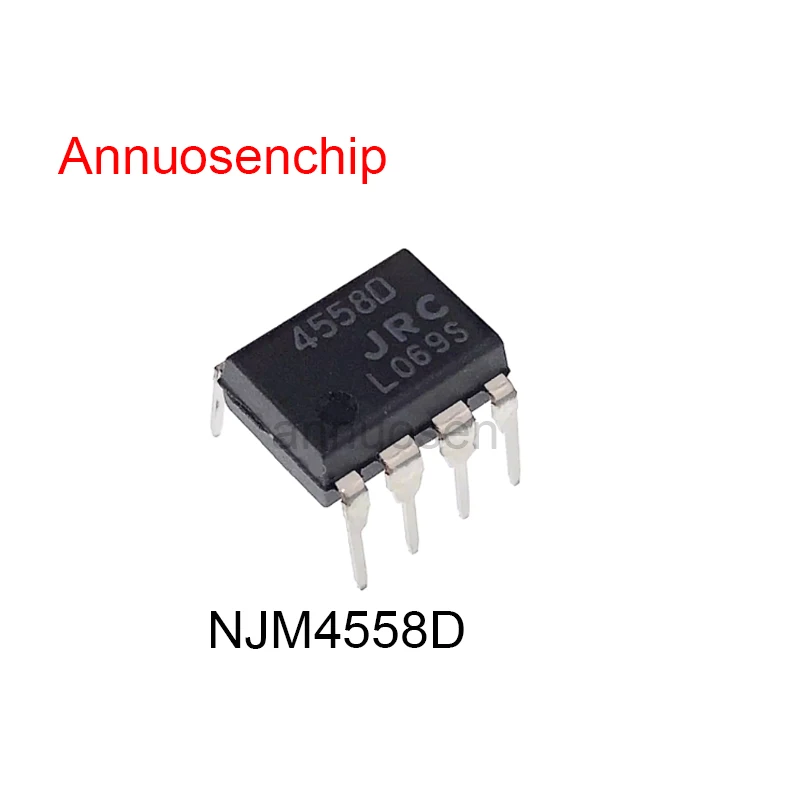 10PCS New and Original NJM4558 NJM4558DD JRC4558D JRC4558 RC4558 RC4558P DIP-8 NJM4558D