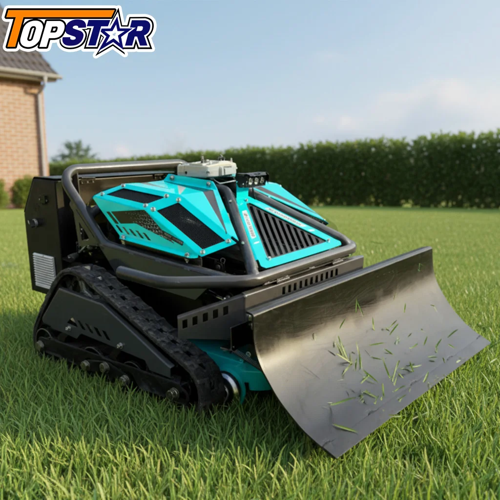 

Remote Control Lawn Mower Compact Li-ion Battery Portable Garden Trimmer for Sale