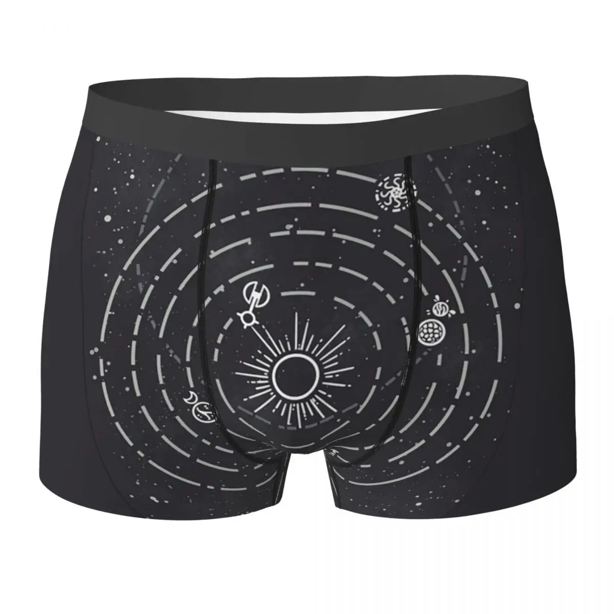 Boxer Underpants Shorts Outer Wilds Solar System Panties Men's Ventilate Underwear for Homme Man Boyfriend Gift