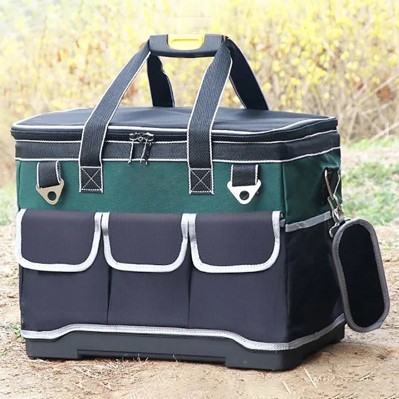 Big Size Tool Bag Wheeled Multifunctional Portable Repair Tools Storage Accessories Electrician Special Hardware Organizer Kit