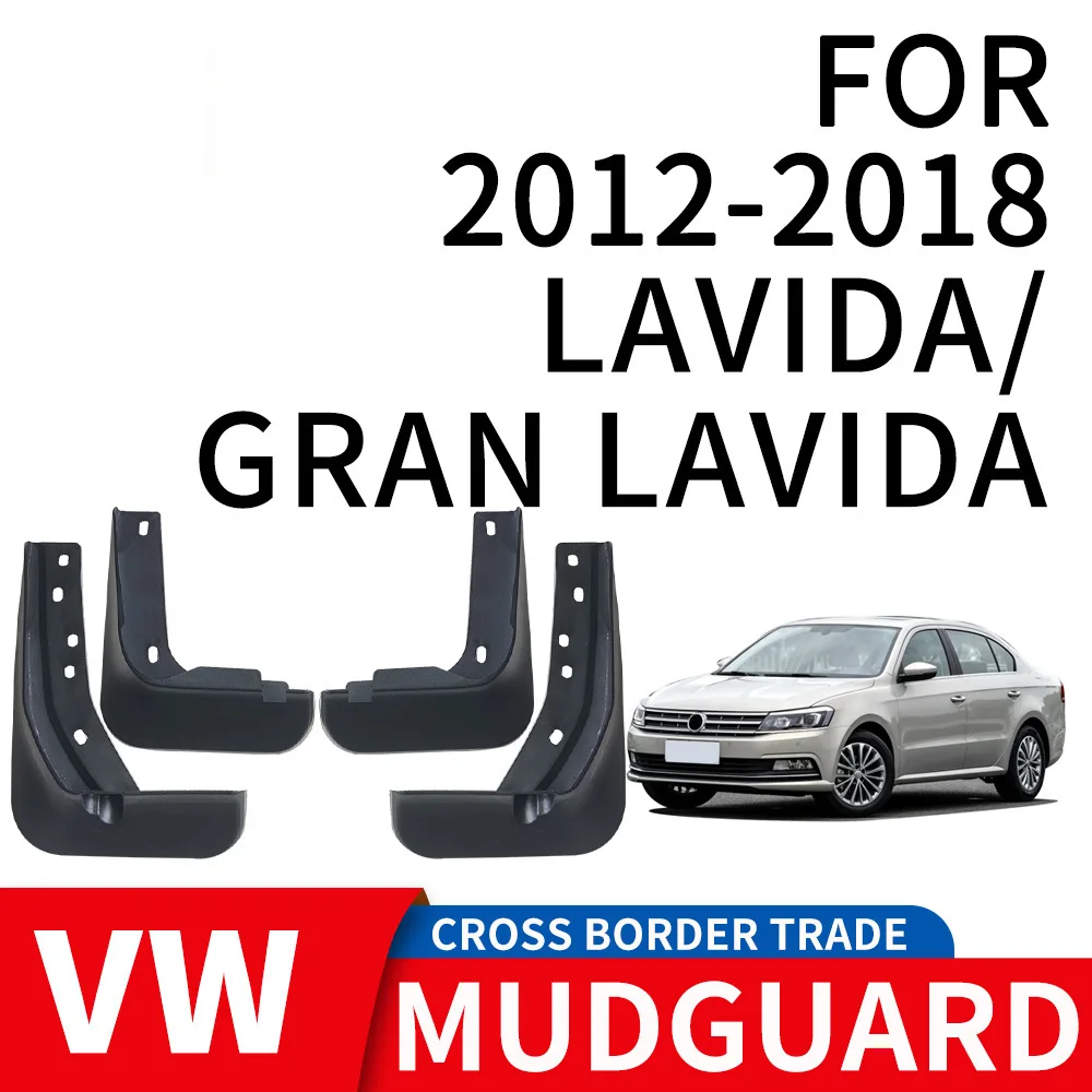 

For 2012 VOLKSWAGEN Lavida,Gran Lavida mudguard Mudflaps Front Rear Flares Splash Guards Cover Car Accessoie