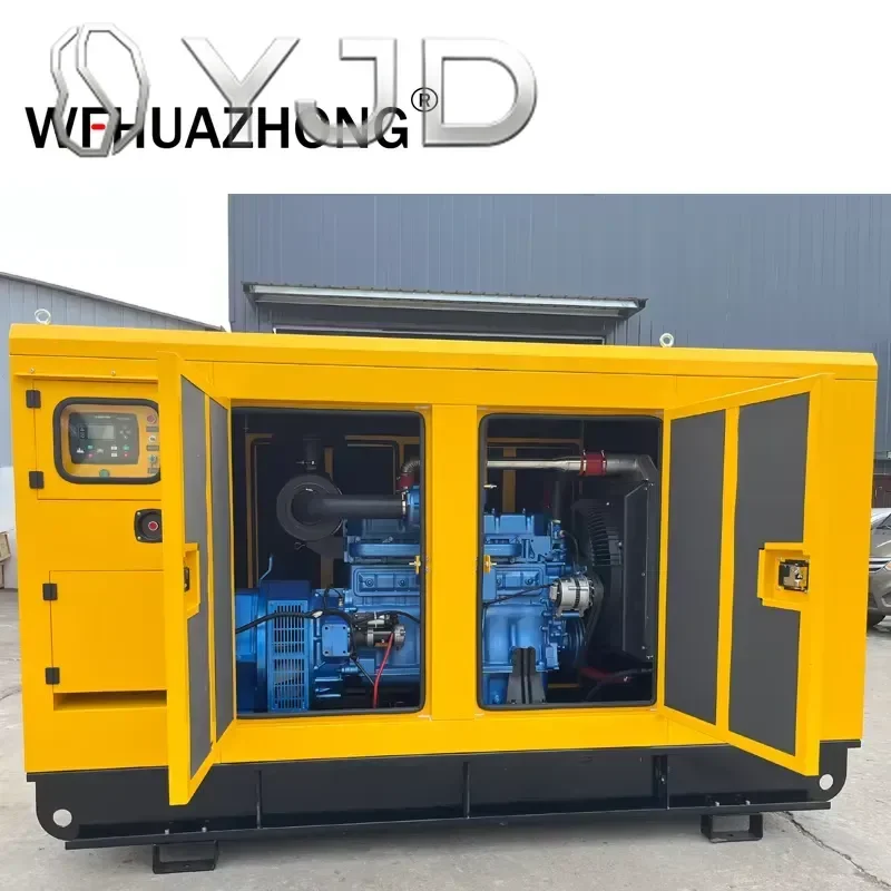 CE Approved Electric Start 100kva-500kva Silent Diesel Generator with Stanford Alternator Hot Sale