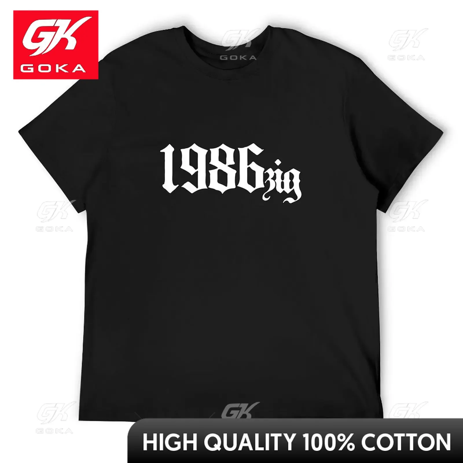 1986 Zig T-Shirt Anime T Shirts Boys Whites New Edition Graphics T Shirts for Men Cute Funny Vintage Graphic T Shirts