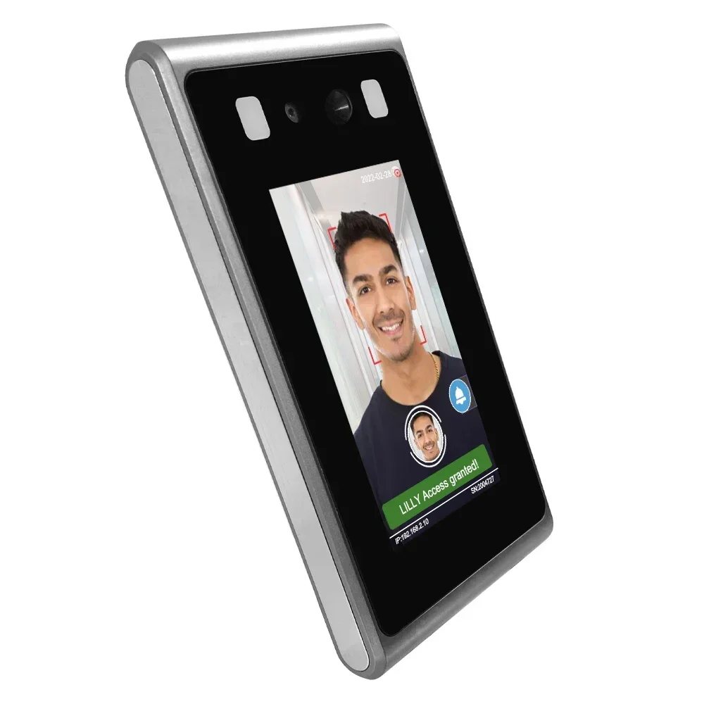 Realand G-H301 touch screen dynamic face access control and time attendance 2.1mp binocular camera