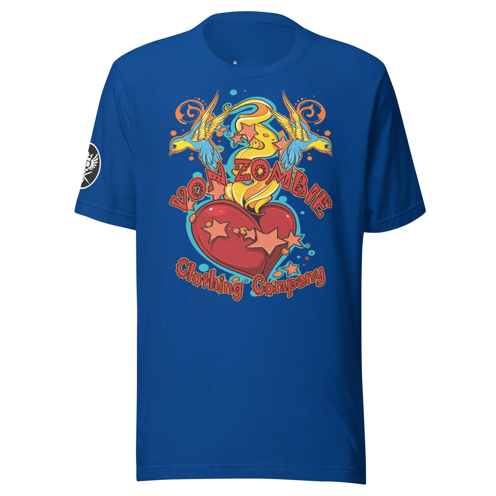 White BIRDY HEART ZOMBIE Tatto - Streetwear Brand Heart 评论和价格