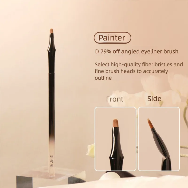 The Painter D21 Corner Eyeliner Brush Is A Multi-functional Ultra-fine Makeup Brush For Drawing Tear Troughs And Eyelids