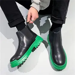 Man Shoes Platform Chelsea Boots for Men High Cut Trendy 2025 Fashion Sale New Quality Y2k Offer Designer Comfortable Cheap