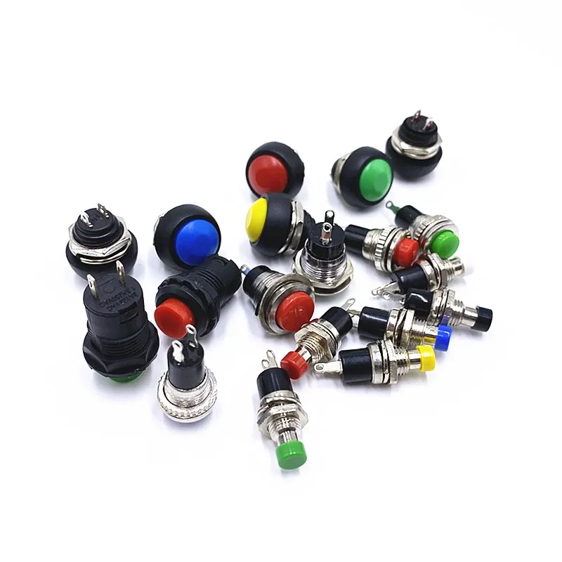 5pcs/lot Button Switch PBS-110  Plastic Button Waterproof Reset Start Electronic