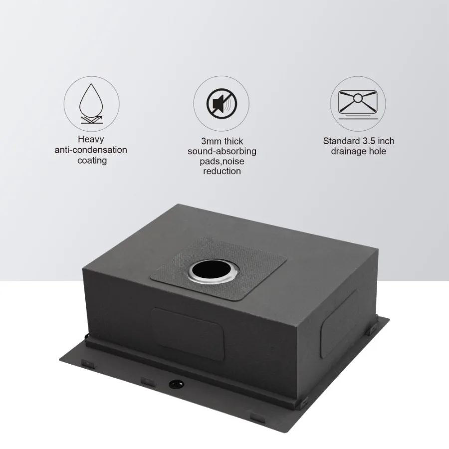 25-Zoll-Drop-Küchenspüle, 25 x 22 Küchenspüle, Edelstahl, 18 Gauge, Workstation-Spüle, Dropin, Topmount, Einzelschüssel, Küchenspüle